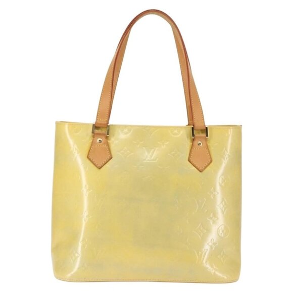 LOUIS VUITTON Monogram Vernis Houston Hand Bag Gris M91053 LV Auth 142613 - Picture 2 of 16